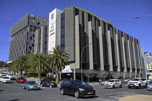 Street scene on the corner of Fidel Castro Street and Independence Avenue, Windhoek, Khomas region,