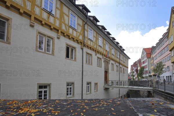 Protestant monastery, historic half-timbered house built in 1534, former Augustinian monastery,