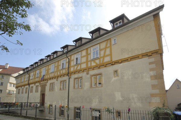 Protestant monastery, historic half-timbered house built in 1534, former Augustinian monastery,