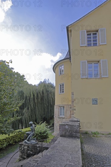 Hölderlin Tower, memorial to Friedrich Hölderlin, Tübingen, Neckar Valley, Baden-Württemberg,