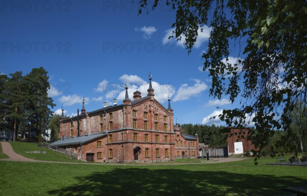 Brick building, former paper factory and mill for the production of groundwood pulp board, UNESCO