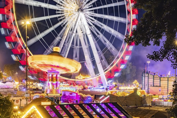 Folk festival in Stuttgart. The 178th Cannstatter Volksfest on the Wasen is one of the most