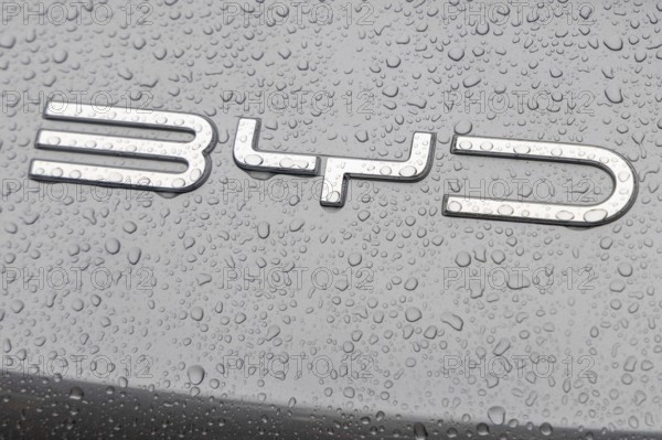 Munich, Germany - 10.9.2025: Electric cars from Chinese car manufacturer BYD during the IAA Open