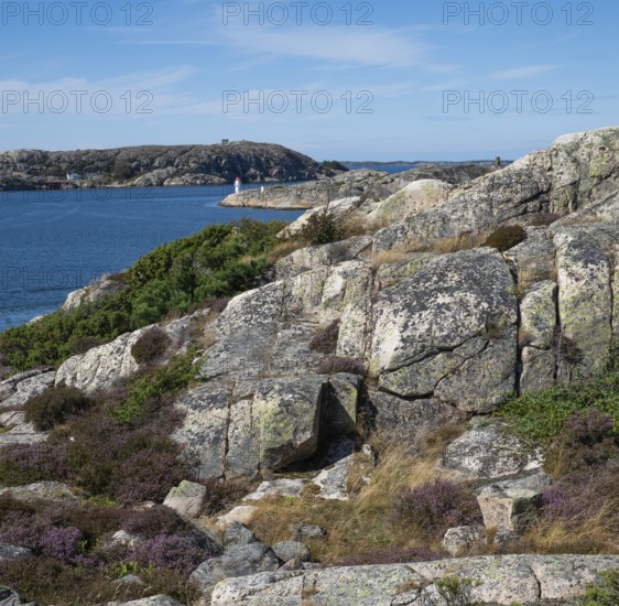 Archipelago landscape with granite rocks, Resö Island, Bohuslän, Skagerrak, Sotenäs, Västra