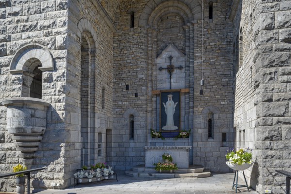 Our Lady of Beauraing, Notre-Dame de Beauraing sanctuary chapel of place of pilgrimage and Marian