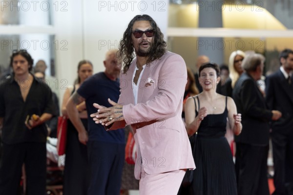 Venice, Italy - 3 September 2025: Jason Momoa during the red carpet of - Cartier Glory To The
