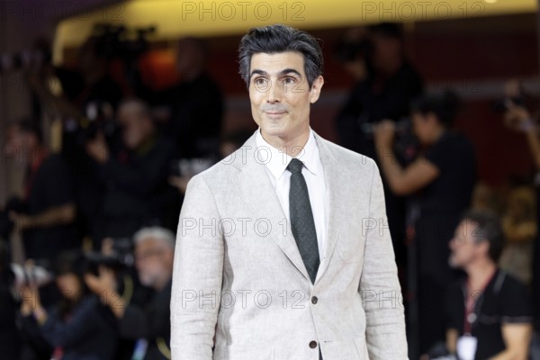 Venice, Italy - 3 September 2025: Louis Cancelmi during the red carpet of - Cartier Glory To The
