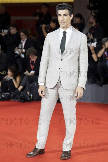 Venice, Italy - 3 September 2025: Louis Cancelmi during the red carpet of - Cartier Glory To The