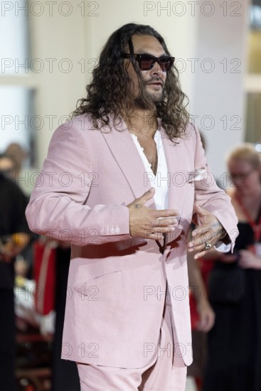 Venice, Italy - 3 September 2025: Jason Momoa during the red carpet of - Cartier Glory To The