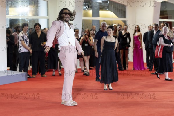 Venice, Italy - 3 September 2025: Jason Momoa during the red carpet of - Cartier Glory To The
