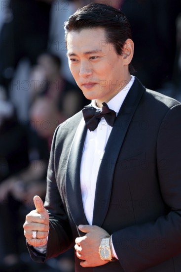 Venice, Italy - 3 September 2025: Teo Yoo during the red carpet of - The Voice Of Hind Rajab -