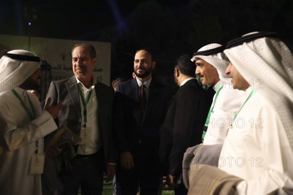 Aleppo Governor Azzam Gharib took part in the Damascus Citadel ceremony where President Ahmed