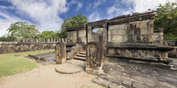 Buddha tooth relic temple, Polonnaruwa ruins of the garden-city created by Parakramabahu the Great