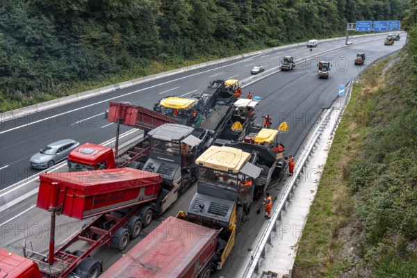 Rehabilitation of the A52 motorway near Essen, an 8 km long section between the Essen-Kettwig