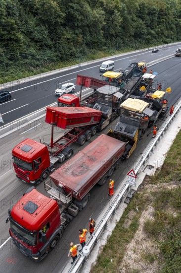 Rehabilitation of the A52 motorway near Essen, an 8 km long section between the Essen-Kettwig
