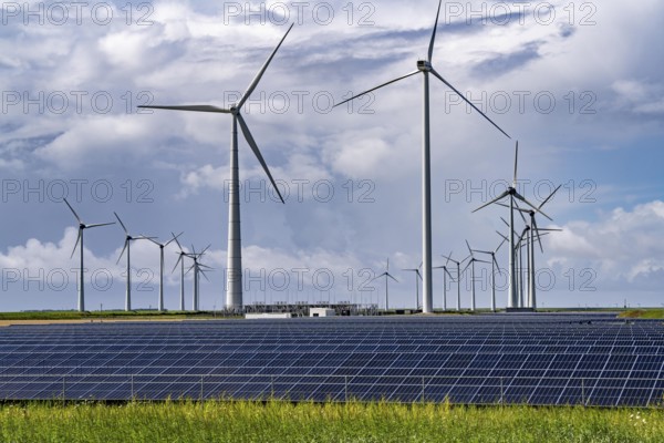 Vopak Solarpark Eemshaven, 19 hectares of solar modules with a capacity of 25 megawatts, around the