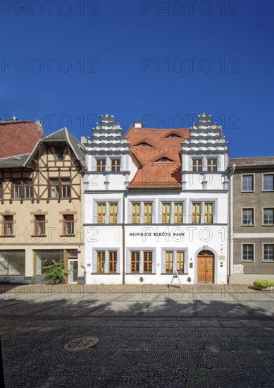 The composer Heinrich Schütz lived in the Heinrich Schütz House in Weißenfels from 1651 until