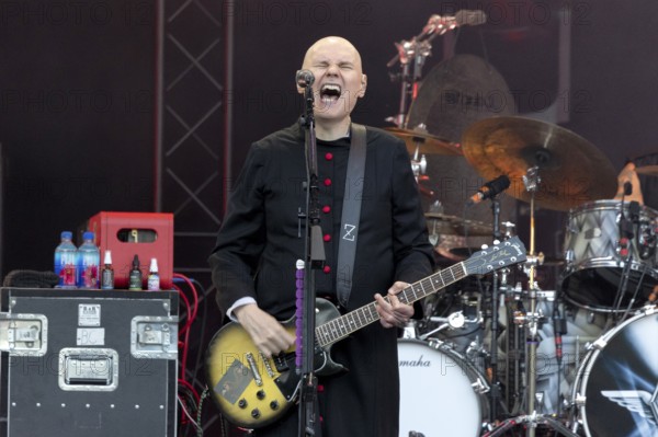 Billy Corgan, singer, guitarist, The Smashing Pumpkins, rock band, USA, The Aghori Tour 2025, open