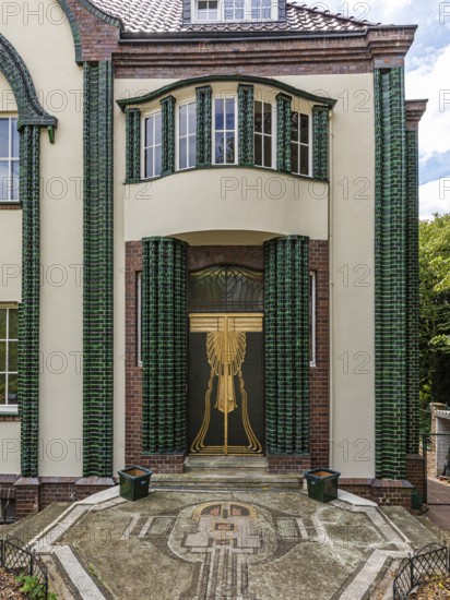 Behrens House, by Peter Behrens, Art Nouveau, Mathildenhöhe Darmstadt, artists' colony, Darmstadt,
