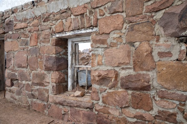 Colorado Springs, Colorado - The remains of the original Summit House on Pikes Peak, a 14, 115'