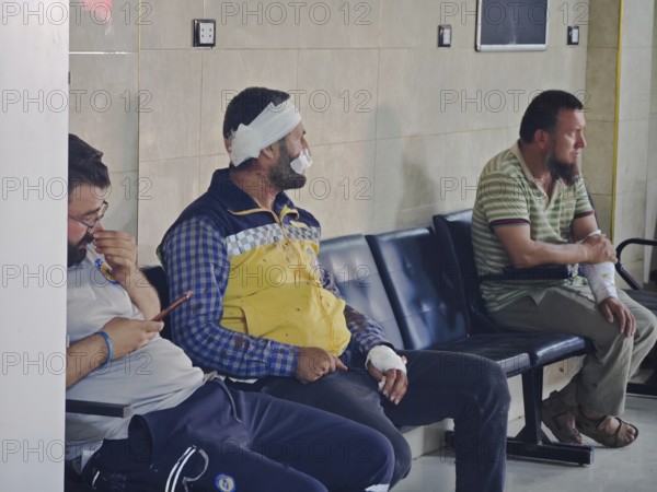 A massive explosion occurred in the town of Maarrat Misrin in the countryside of Idlib in Syria,