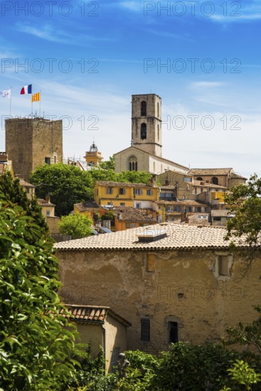 Panorama Old Town, Grasse, Alpes Maritimes, Provence Alpes Cote d'Azur, French Riviera, South of