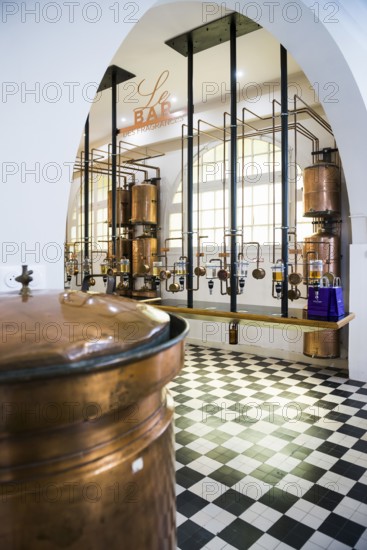 Interior view, Perfumery Molinard, Perfume manufacturer, Grasse, Alpes Maritimes, Provence Alpes