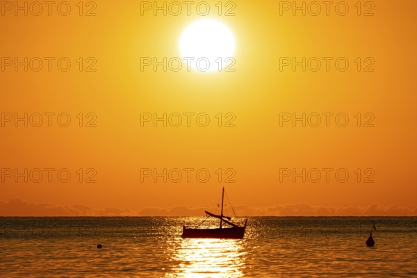 The sun rises on the Costa Rei, a stretch of coastline on the Italian Mediterranean island of