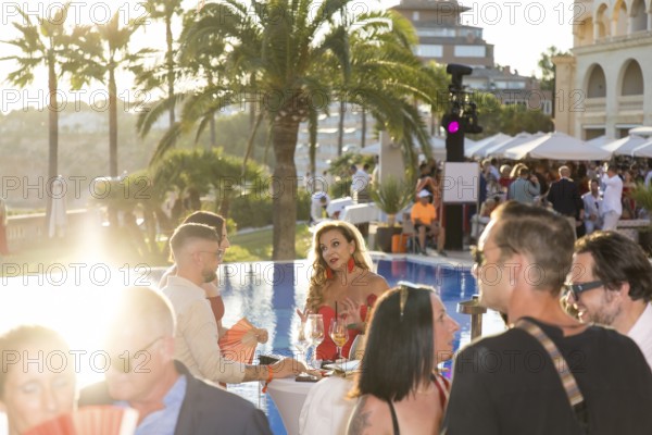 Overview at the Remus Lifestyle Night on the roof terrace of the Pure Salt Hotel in El Toro,