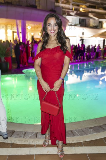 Nina Moghaddam at the Remus Lifestyle Night on the roof terrace of the Pure Salt Hotel in El Toro,