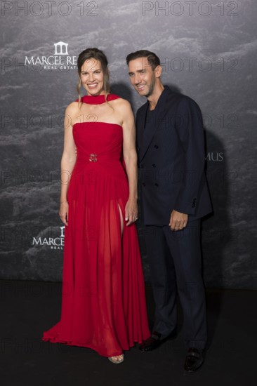 Hilary Swank and Marcel Remus at the Remus Lifestyle Night on the rooftop terrace of the Pure Salt