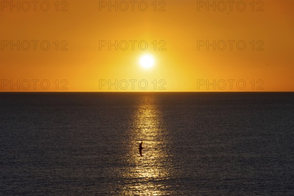 The sun rises on the Costa Rei, a stretch of coastline on the Italian Mediterranean island of