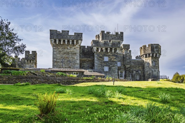 Wray Castle, Lake Windermere, Ambleside, Lake District, Cumbria, England, United Kingdom