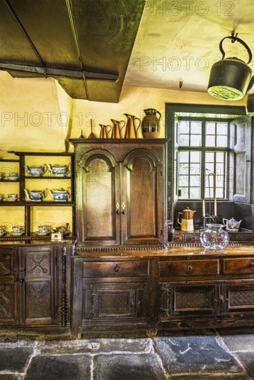 Townend house, National Trust, Troutbeck, Windermere, Lake District, Cumbria, England, United