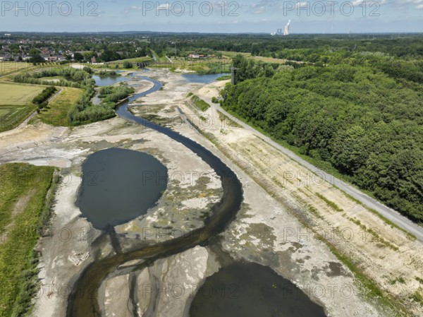 Dortmund, Castrop-Rauxel, North Rhine-Westphalia, Germany - River renaturalisation, renaturation of