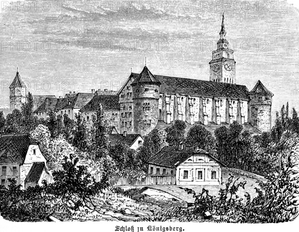 Former city palace in Kaliningrad, Kaliningrad Oblast, Russia, formerly Königsberg, park, German