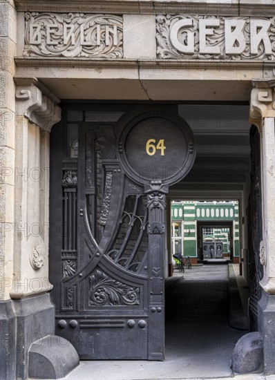 Old town house, historic residential and commercial building in Berlin Mitte, Klosterstraße,