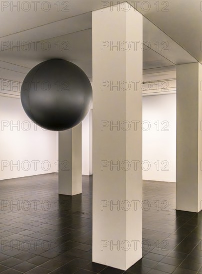 Interior design with paintings and exhibits in the Hamburger Kunsthalle, art museum am
