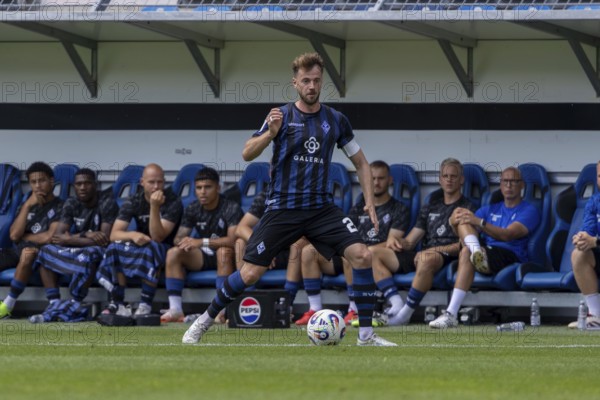 Waldhof Mannheim v FC Emmen, Netherlands (last test match in front of the start of the new season)