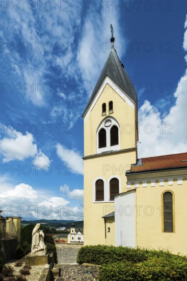 View of St Mary's Castle, Parish Church of the Nativity of the Virgin Mary, Capital of Culture