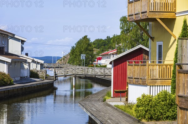 Maritime living and harbour ambience in the village of Henan on Orust, Bohuslän, Västra Götalands