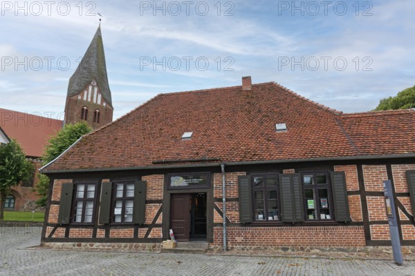 Heinrich Schliemann Memorial, Discoverer of Troy, Neubukow, Rostock district, Mecklenburg-V,