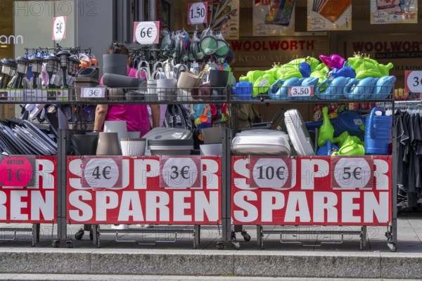Woolworth shop, discount store, department stores', cheap products, shop, Leverkusen, North