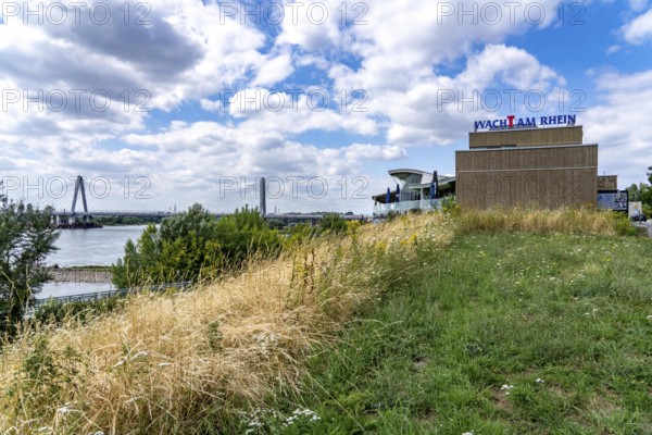 Excursion restaurant Wacht am Rhein, Leverkusen on the Rhine, at Neulandpark, new A1 motorway