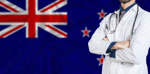 New Zealand national health system. New Zealand health and medical insurance concept
