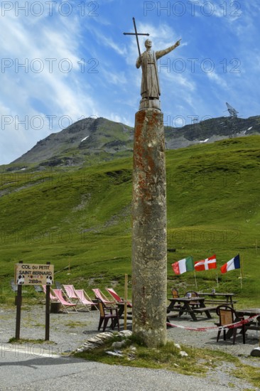 Monolith made of serpentinite historical ancient Roman so-called Jupiter column probably column of