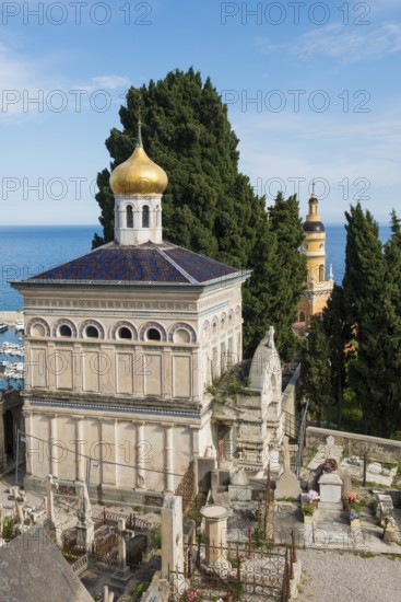 Cemetery, Menton, Alpes Maritimes, Provence Alpes Cote d'Azur, French Riviera, South of France,