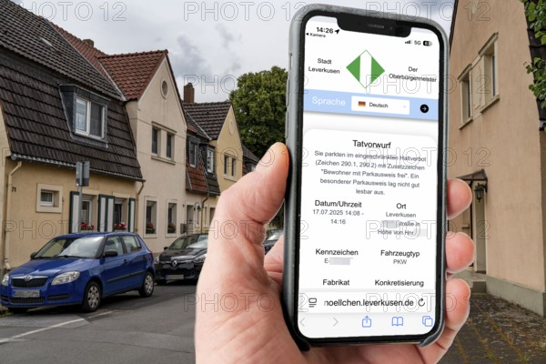 Parking ticket, online, car, wrongly parked, resident parking, without parking ticket, parking