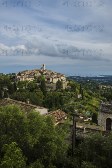 Picturesque mountain village, St. Paul de Vence, Provence Alpes Côte d'Azur, South of France,