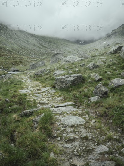 Historical sower's path along which Holocaust survivors travelled from Austria to Italy in 1947 in